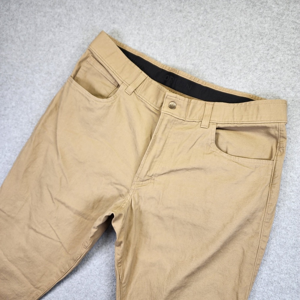Origin USA Men's‎ 38x32 Moab Stretch Cotton Pant Taper Canvas Tan